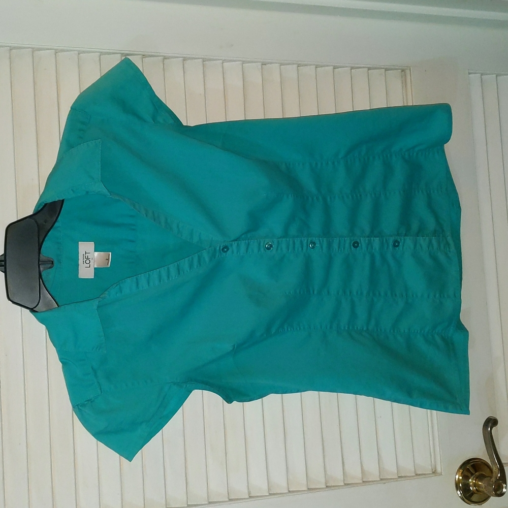 Aqua blouse